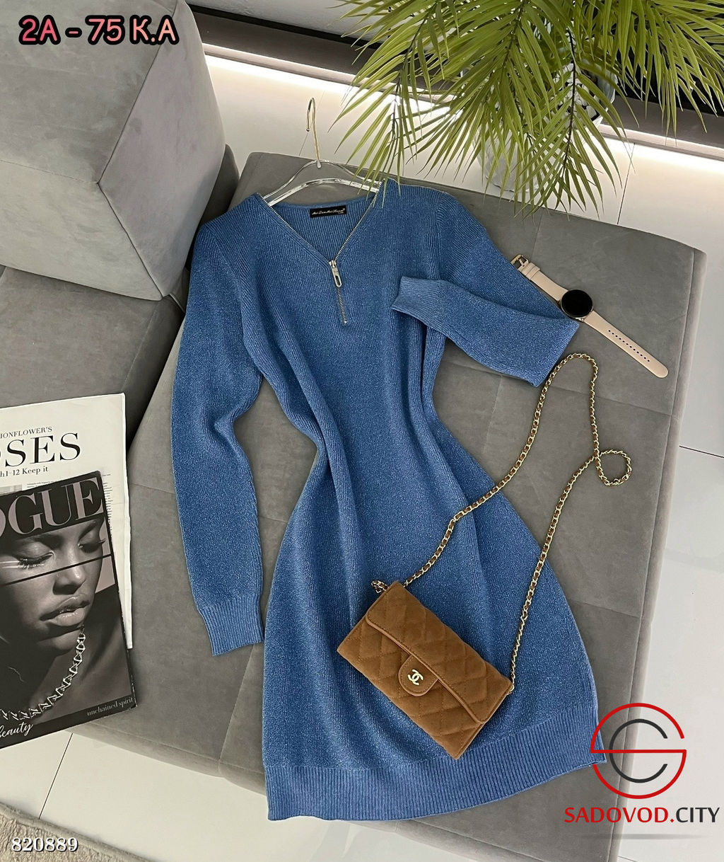 Платье женское на полузамке - Bruno фото 7