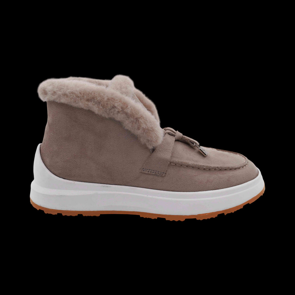 Ботинки на меху ВК126-2 бежевые