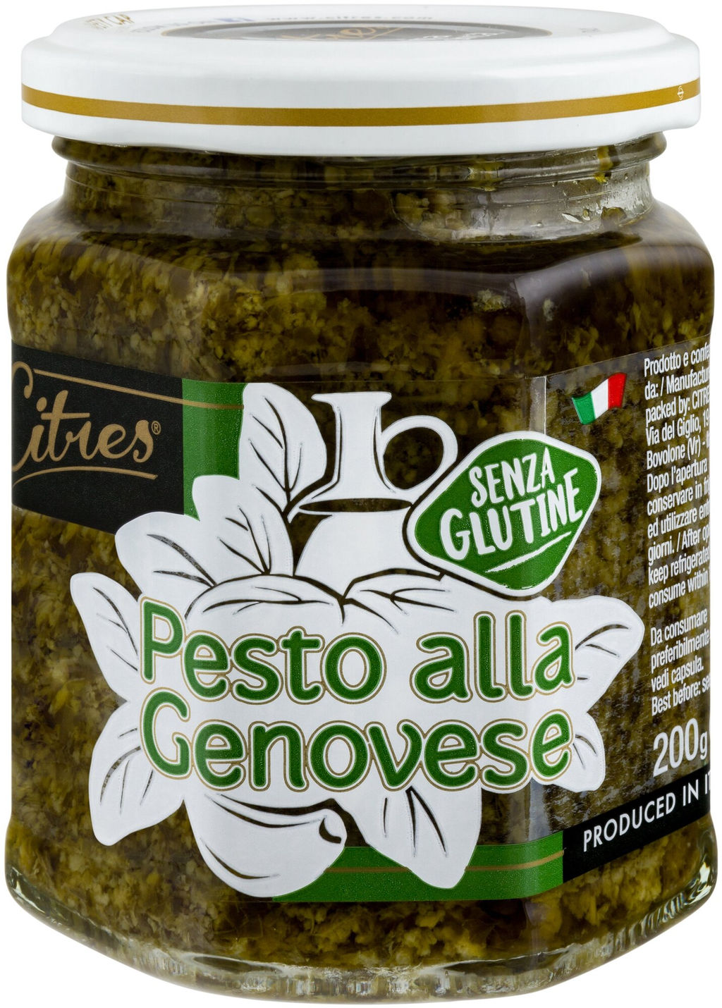 Соус Citres Песто Дженовезе 200 г, стекло, Италия
