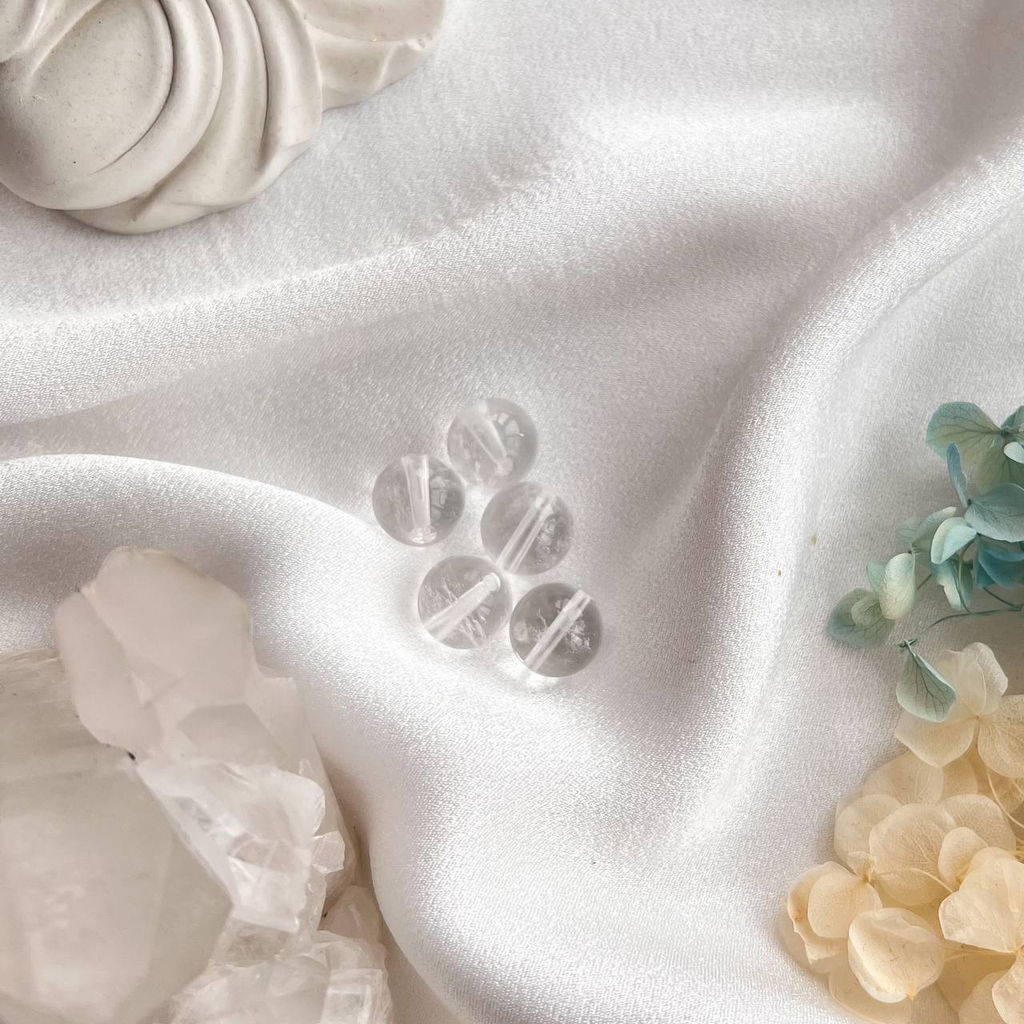 Бусины для украшений из Горного Хрусталя (5 шт)