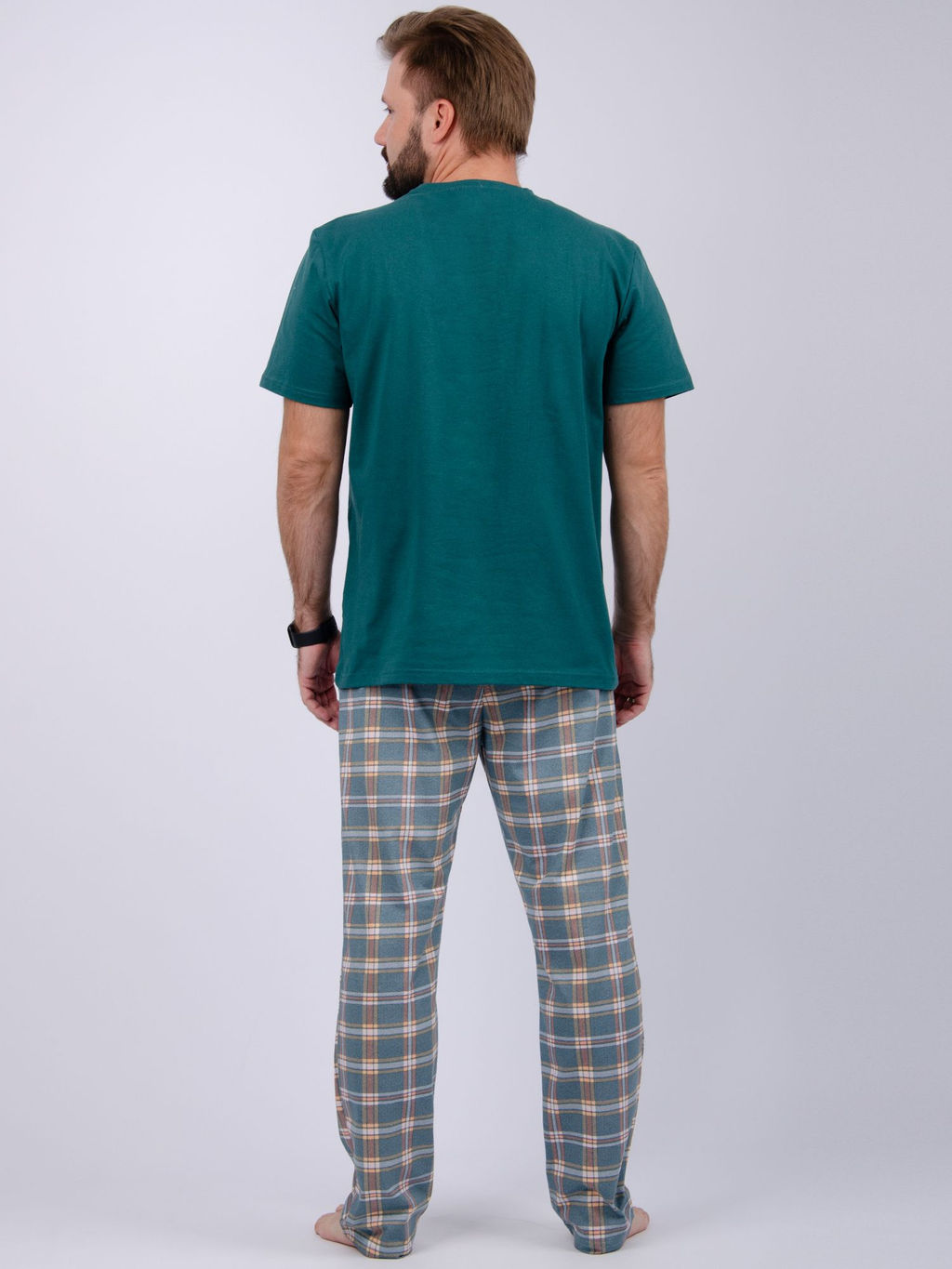 Пижама Фаер, трикотаж - Малина фото 4