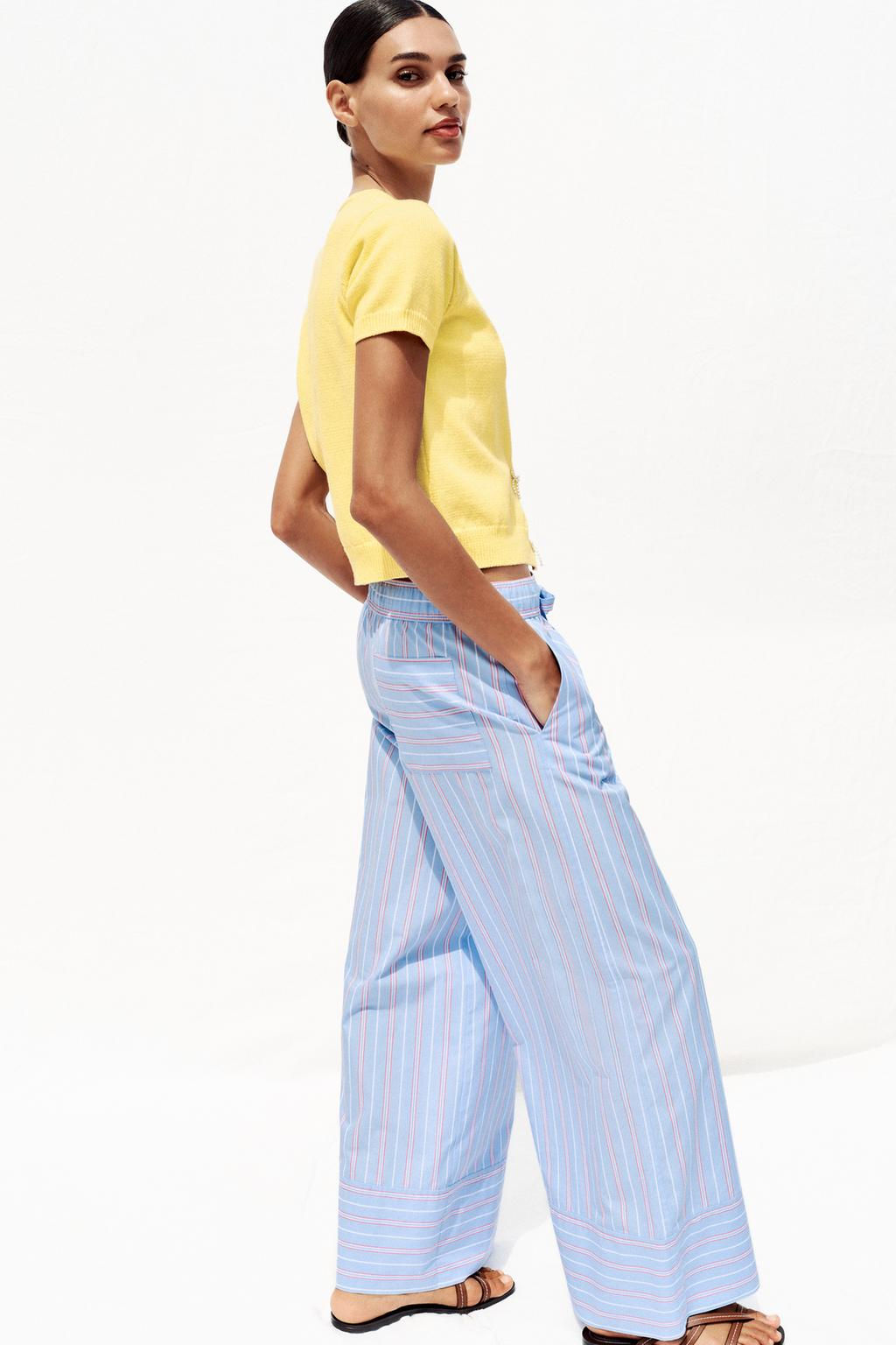 CARDIGAN WITH FAUX PEARL TIES - Zara фото 5