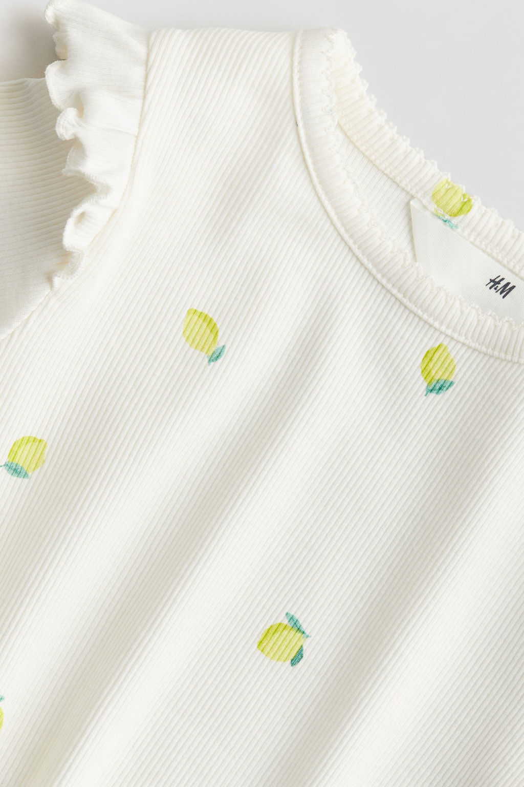 Camiseta de canale con volantes - H&m фото 5