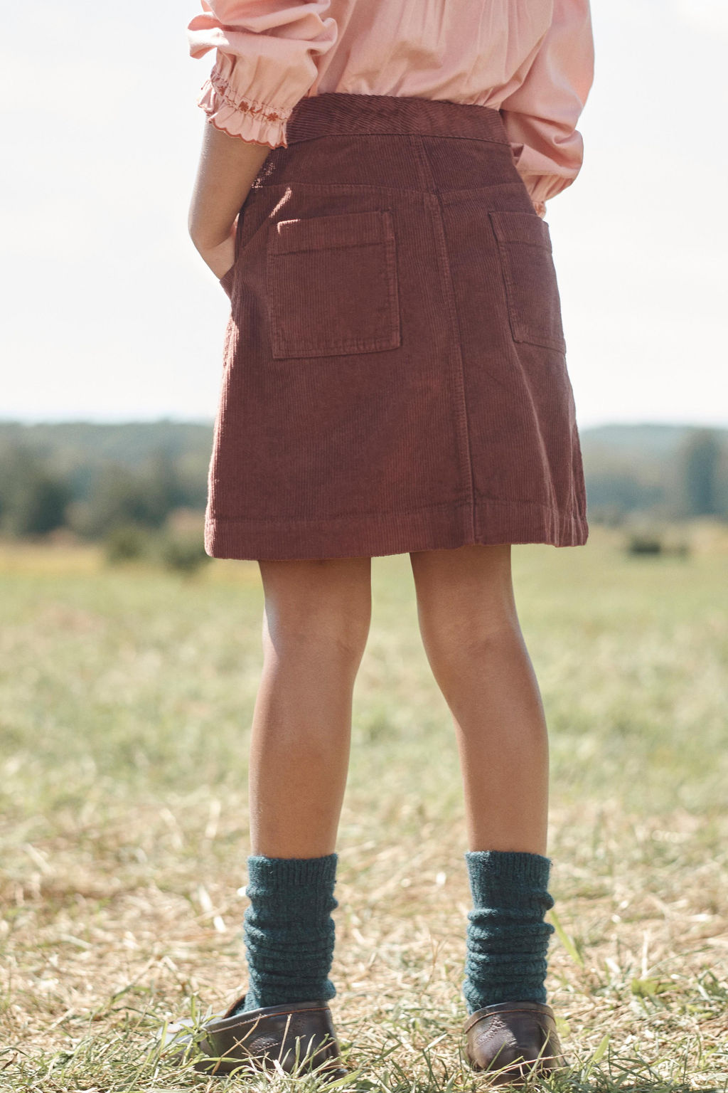 LIMITED EDITION CORDUROY SKIRT - Zara фото 3