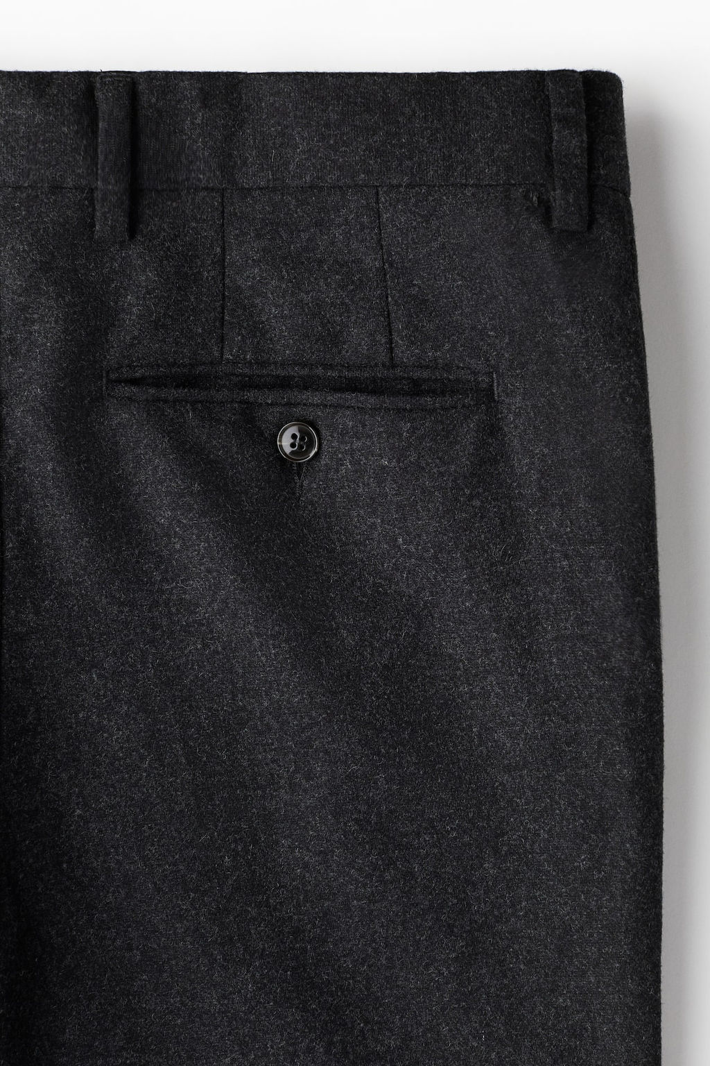 Slim Fit Wool-blend trousers - H&m фото 5