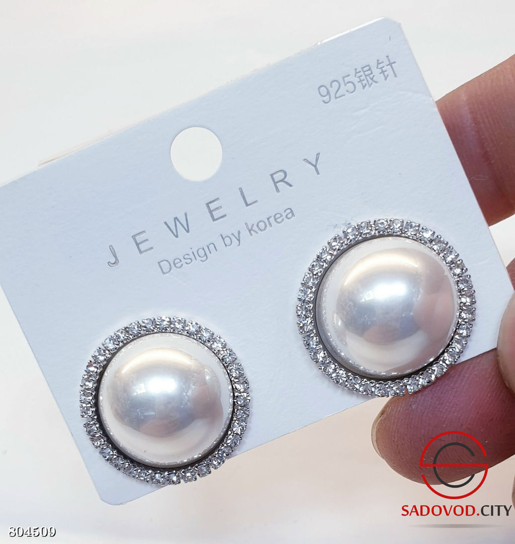 Серьги крупным жемчугом - Bruno фото 11