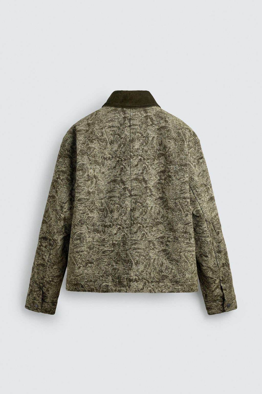ABSTRACT JACQUARD QUILTED JACKET - Zara фото 8