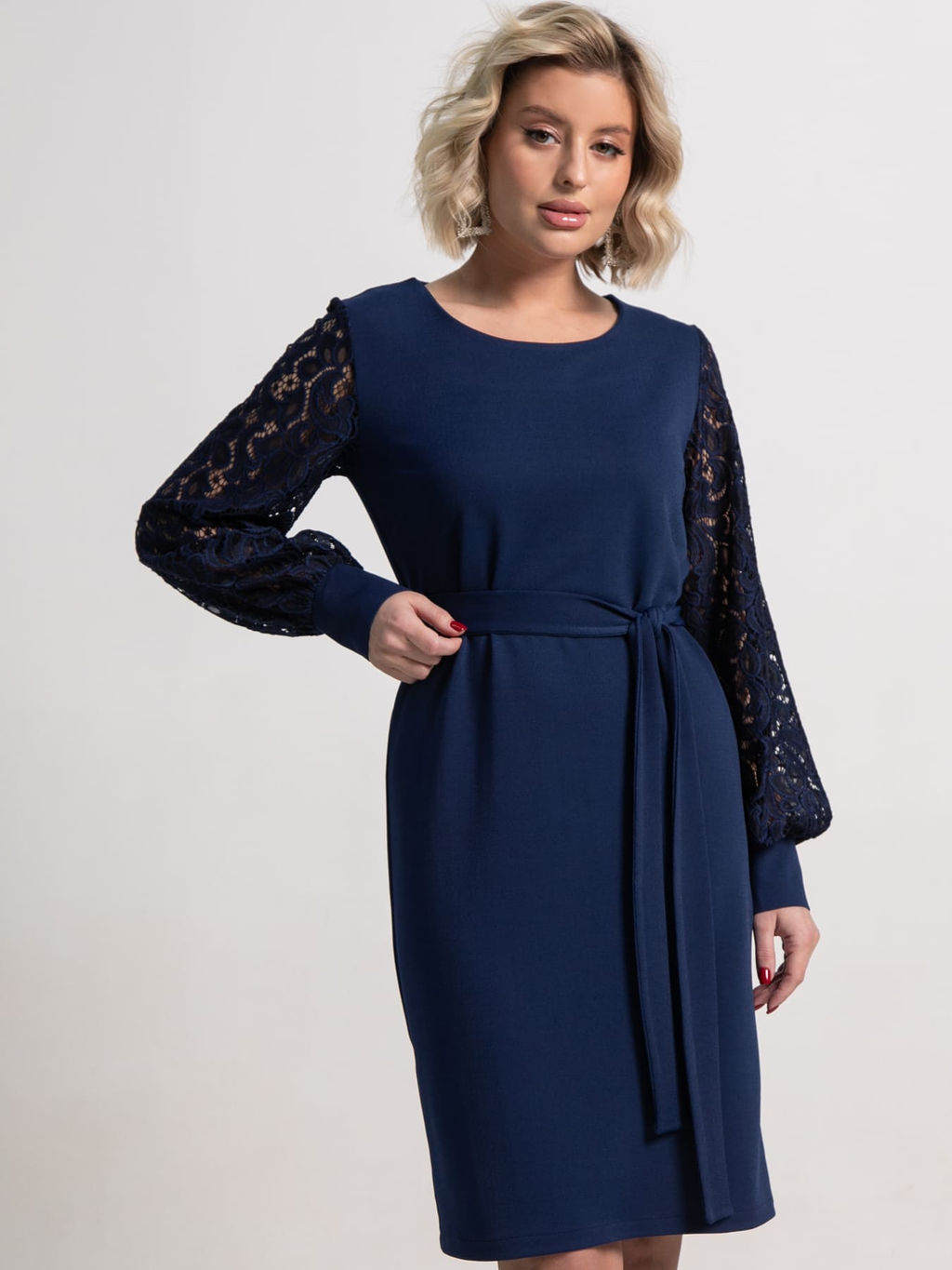 Платье Шарли (темно-синее) П15251-18М - Lt collection фото 9