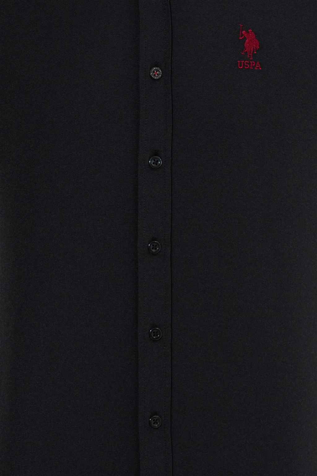 U. S. Polo Assn / Рубашка мужская черная Uzunkol Basic - U.s. polo assn фото 12