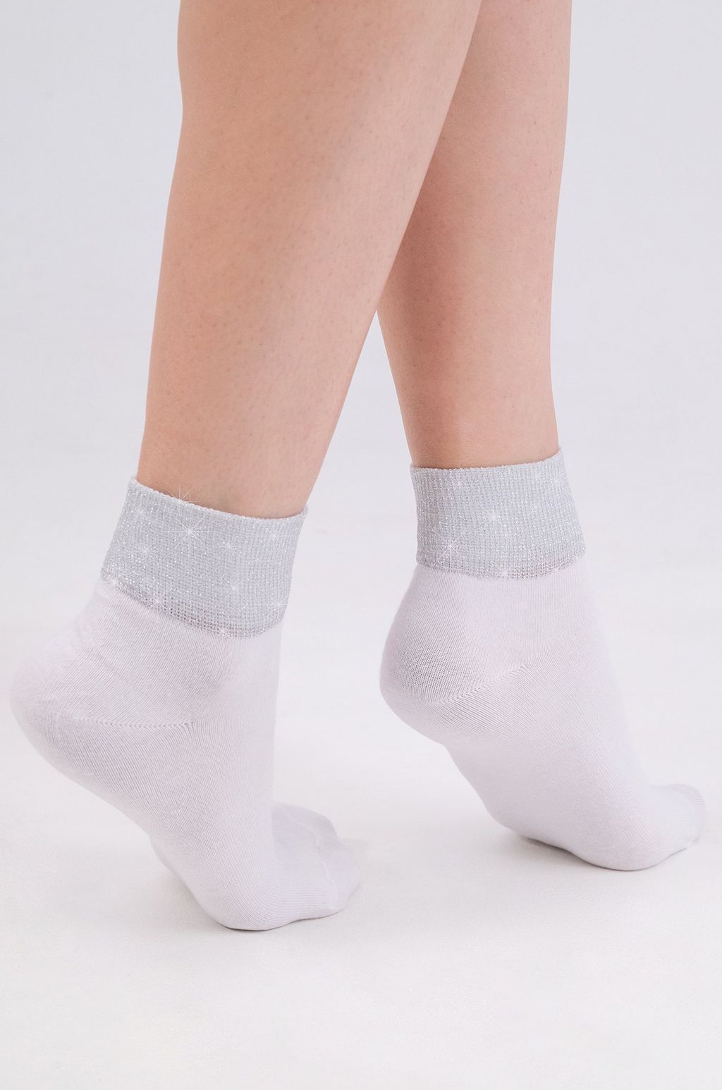 Женские носки с люрексом Happy Fox  фото 3