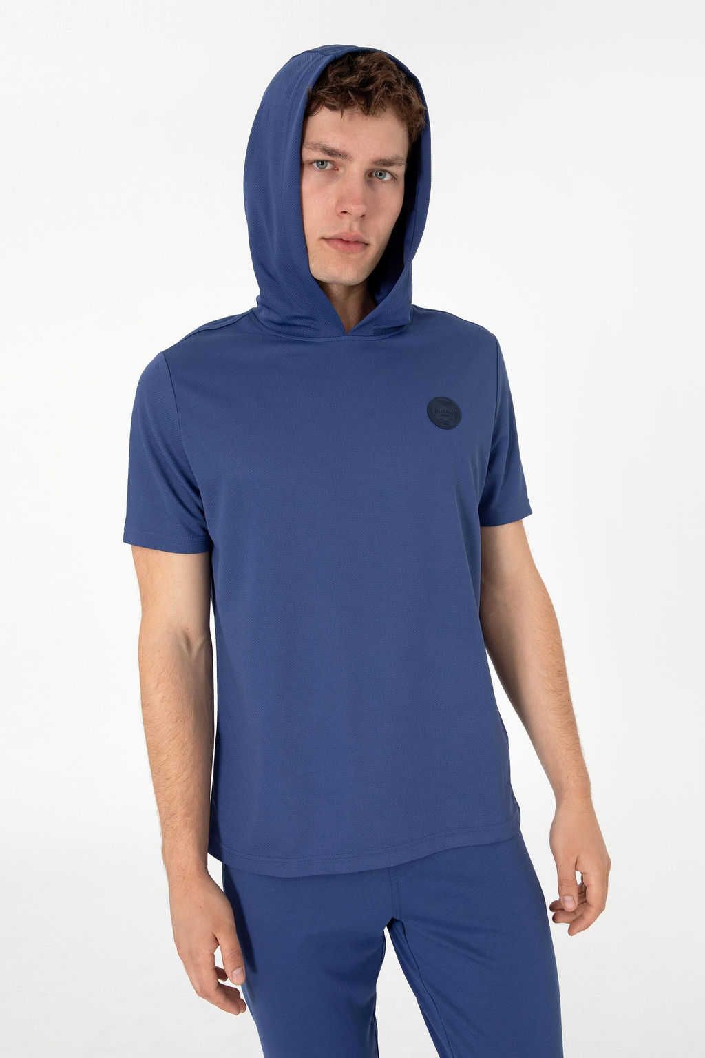 Erkek Regular Fit Bisiklet Yaka A__k Lacivert Ti__rt Sepette S_rpriz _ndirim - U.s. polo assn фото 3