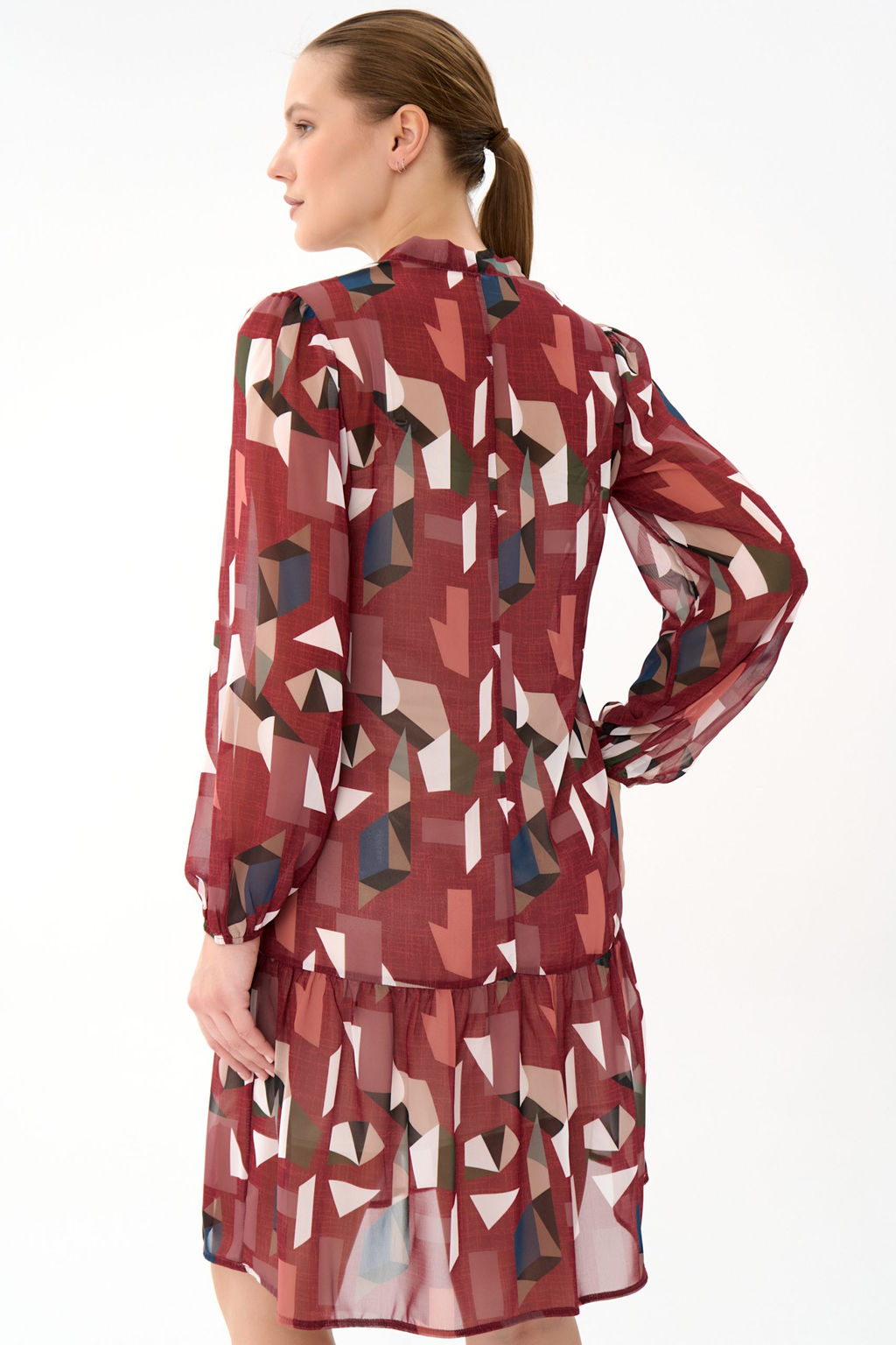 Платье Нежный акцент  2 (красный)