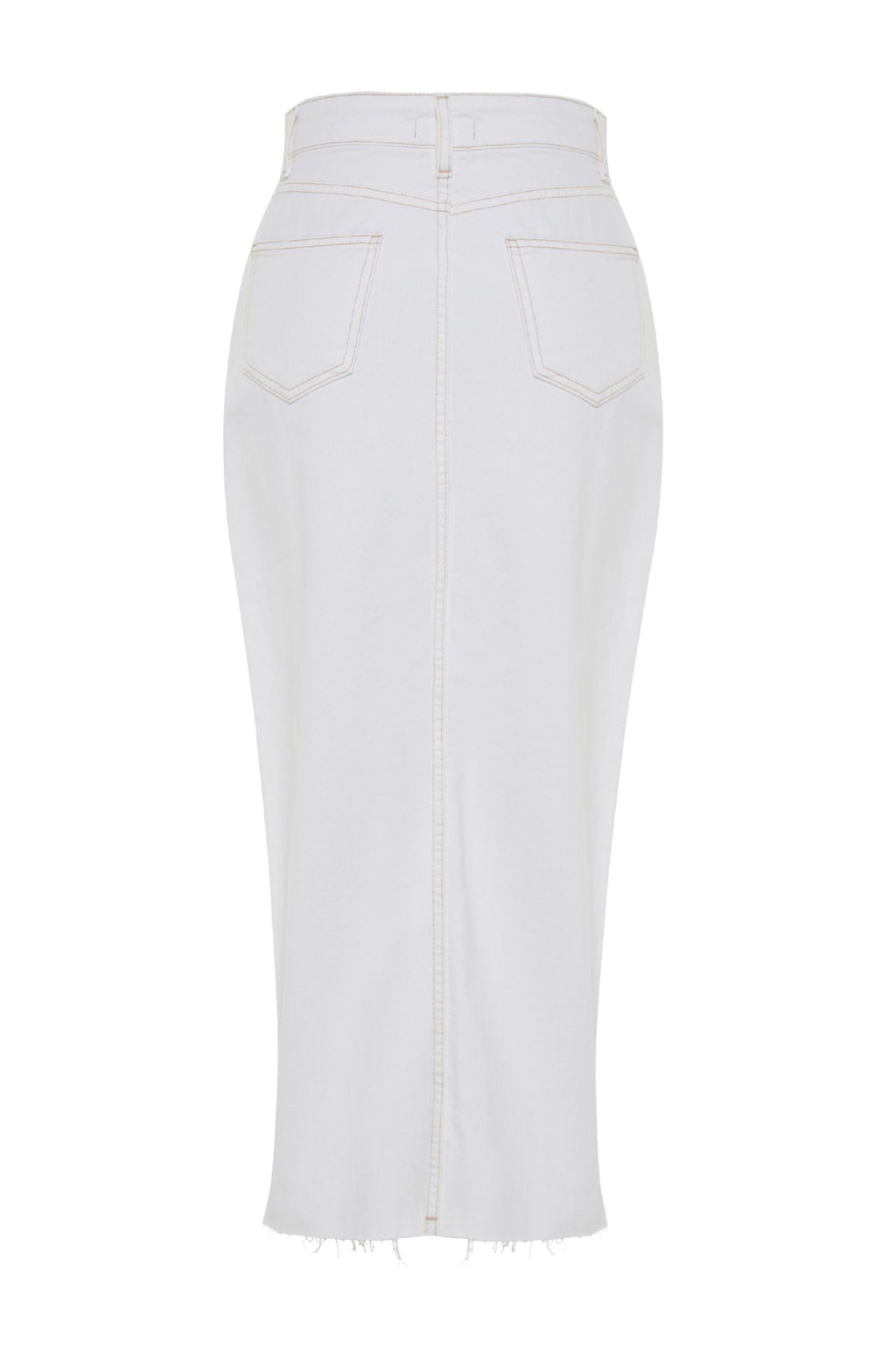 TRENDYOLMILLA Siyah More Sustainable Y?rtmacl? Maxi Denim Etek TWOSS23ET00290 фото 7