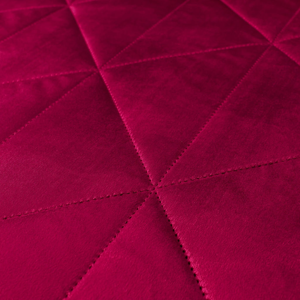 Велюровое покрывало в клетку и одна наволочка OVL035 160*220 - Ситрейд фото 10