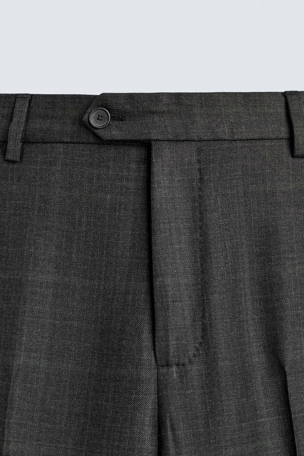 PANTAL?N TRAJE CUADROS 100% LANA / Marengo vigor? - Zara фото 7