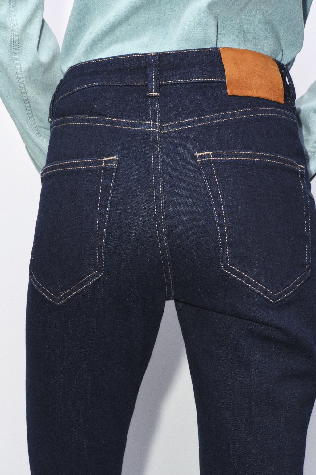 ZW COLLECTION BOOTCUT HIGH-WAIST JEANS - Zara фото 12