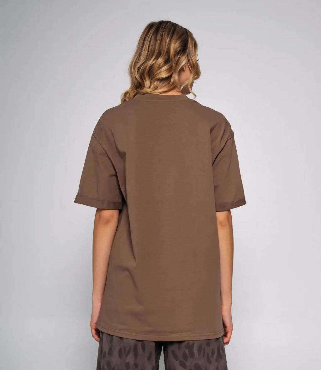 Футболка #КТ309 (3), тёмно-бежевый