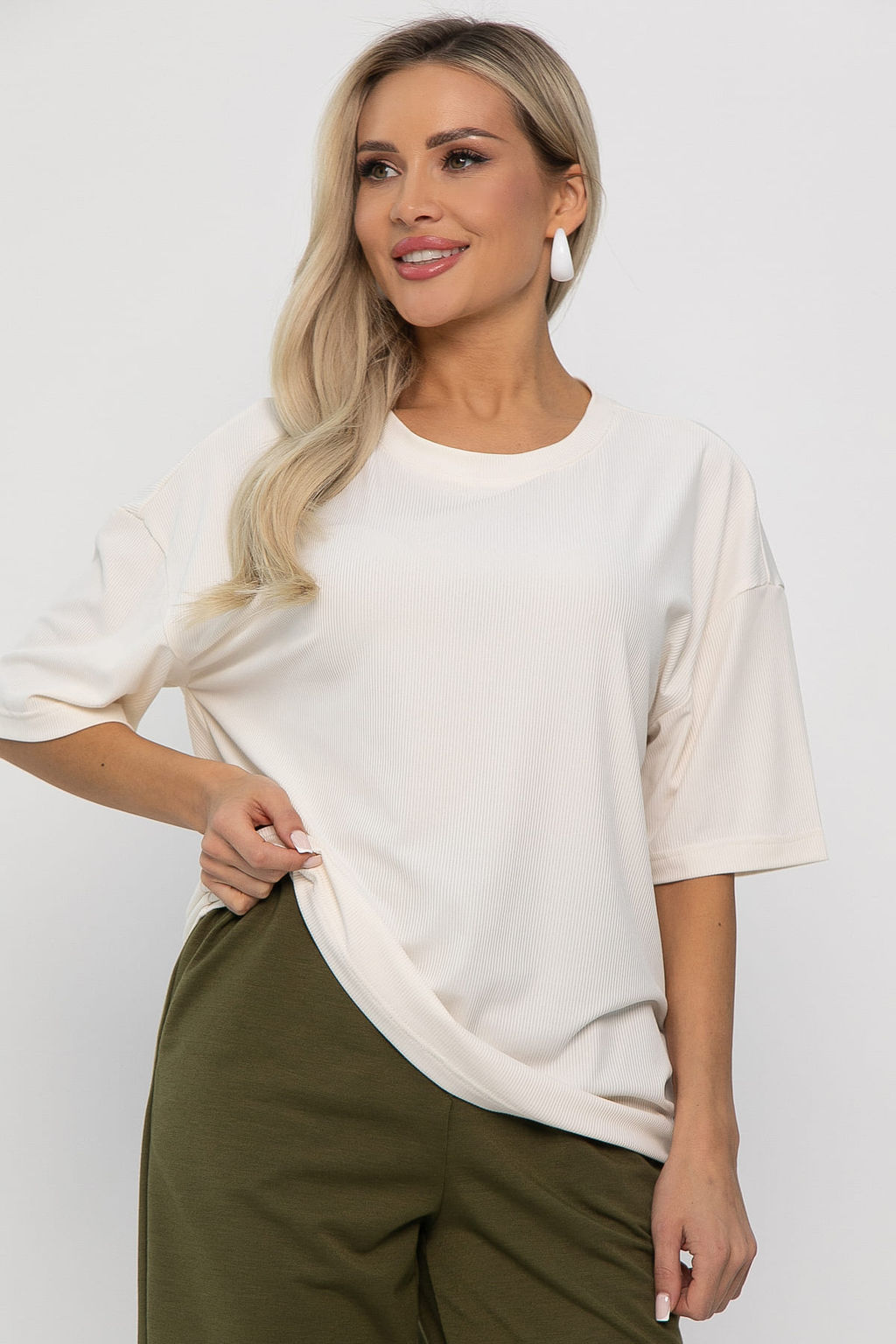 Футболка Аризона (молочная) Б13800-25М - Lt collection фото 12