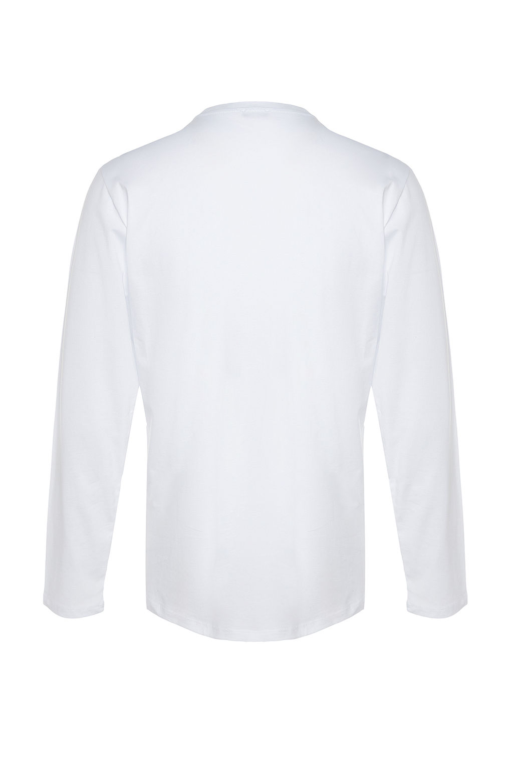 TRENDYOL MAN Siyah Basic Regular/Normal Kesim Bisiklet Yaka Uzun Kollu %100 Pamuk Tok Kumas T-shirt TMNAW21TS0208 - Trendyolmilla фото 43