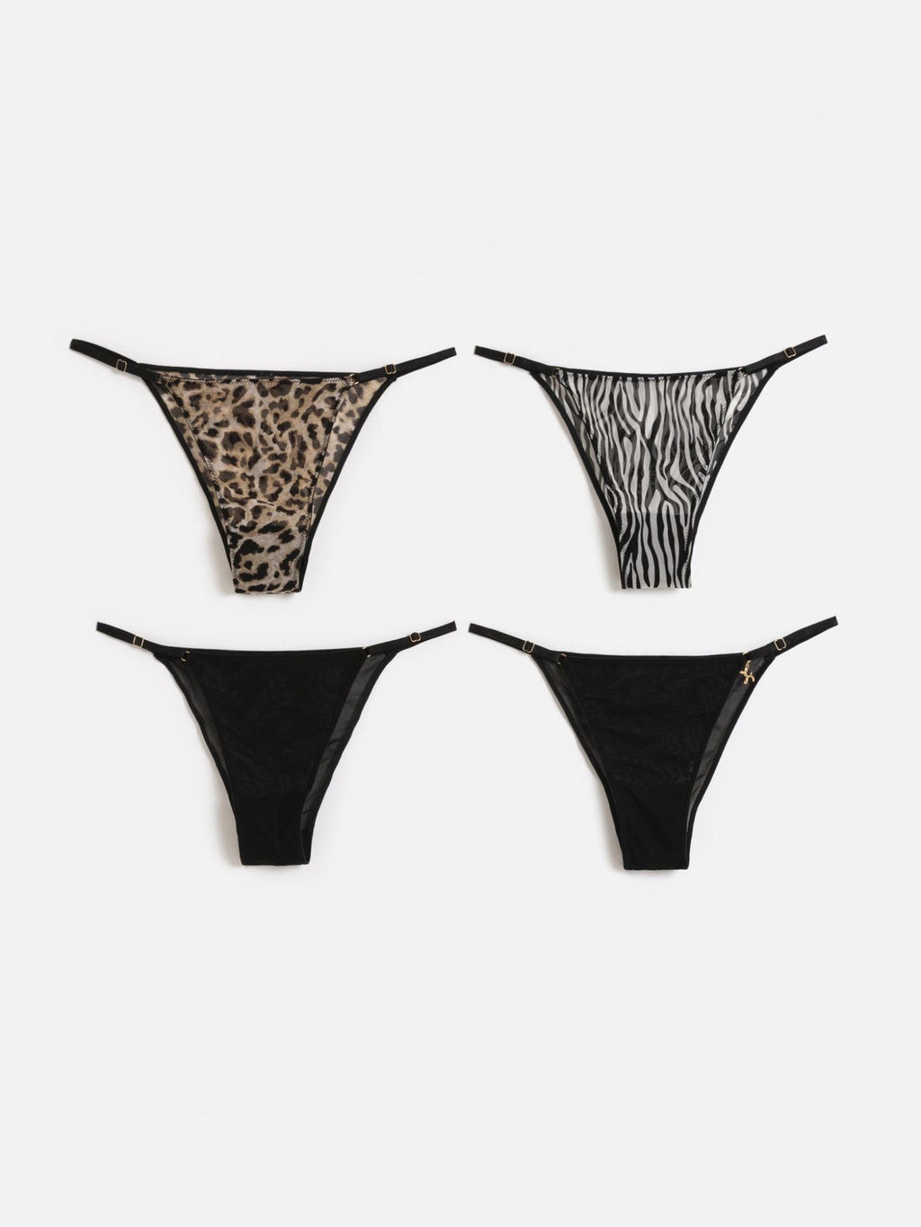 31204122242 Трусы женские 5 шт. Magrit черный принт - Infinity Lingerie фото 2