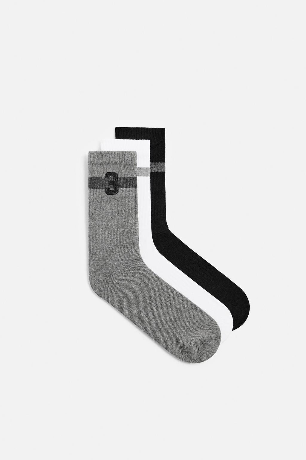 3-PACK OF PATCH SOCKS - Zara фото 2
