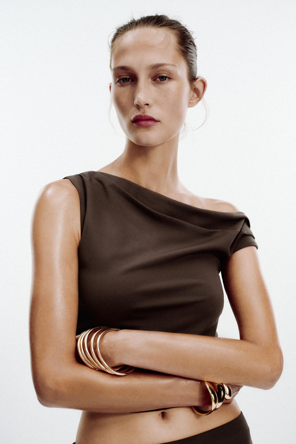 ASYMMETRIC TEXTURED TOP - Zara фото 2