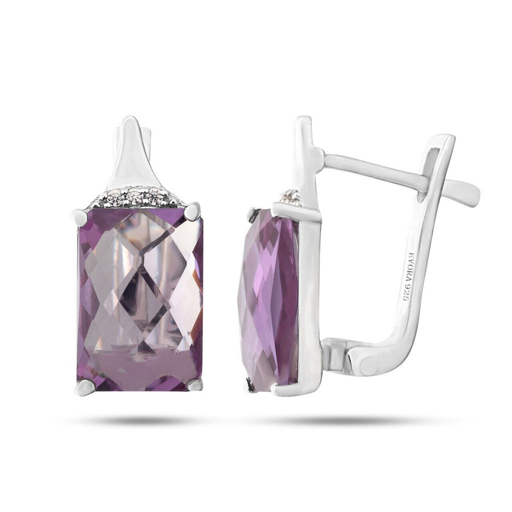 Серьги, синт.александрит, Теона