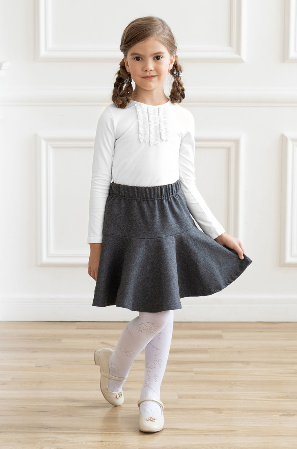 Джемпер детский белый Д-260 (158, 84)