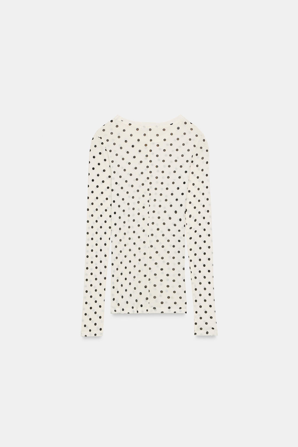 CAMISETA SUPIMA® LUNARES / Negro / Blanco