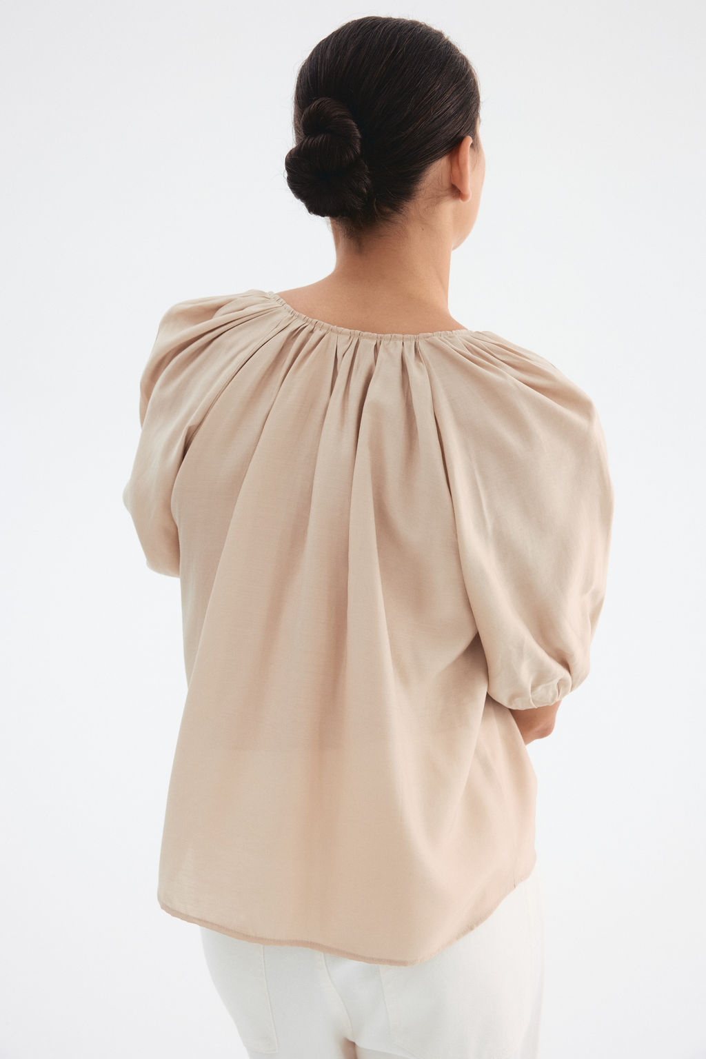 Blusa con mangas globo - H&m фото 8