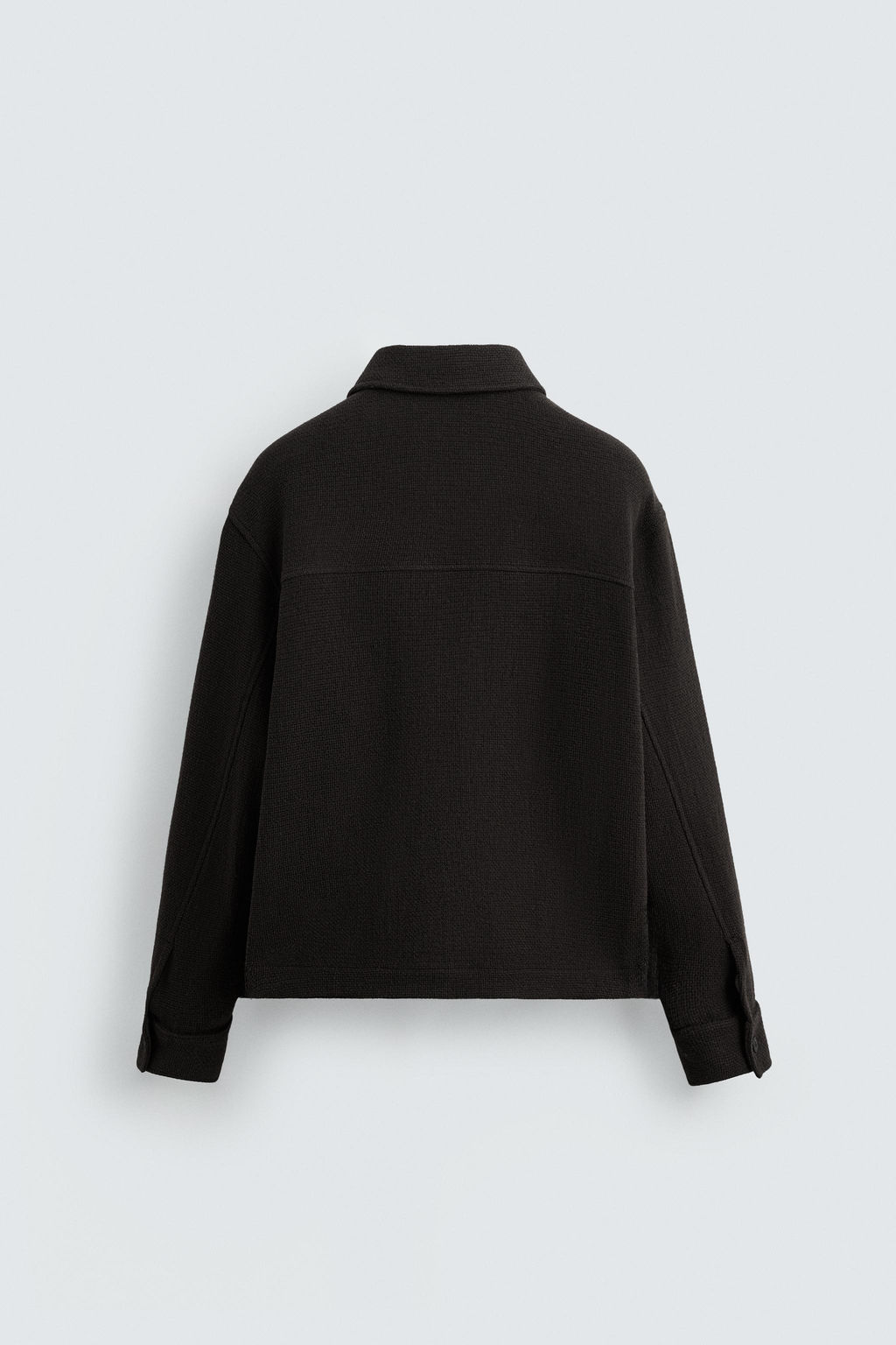 TEXTURED POLO OVERSHIRT - Zara фото 8