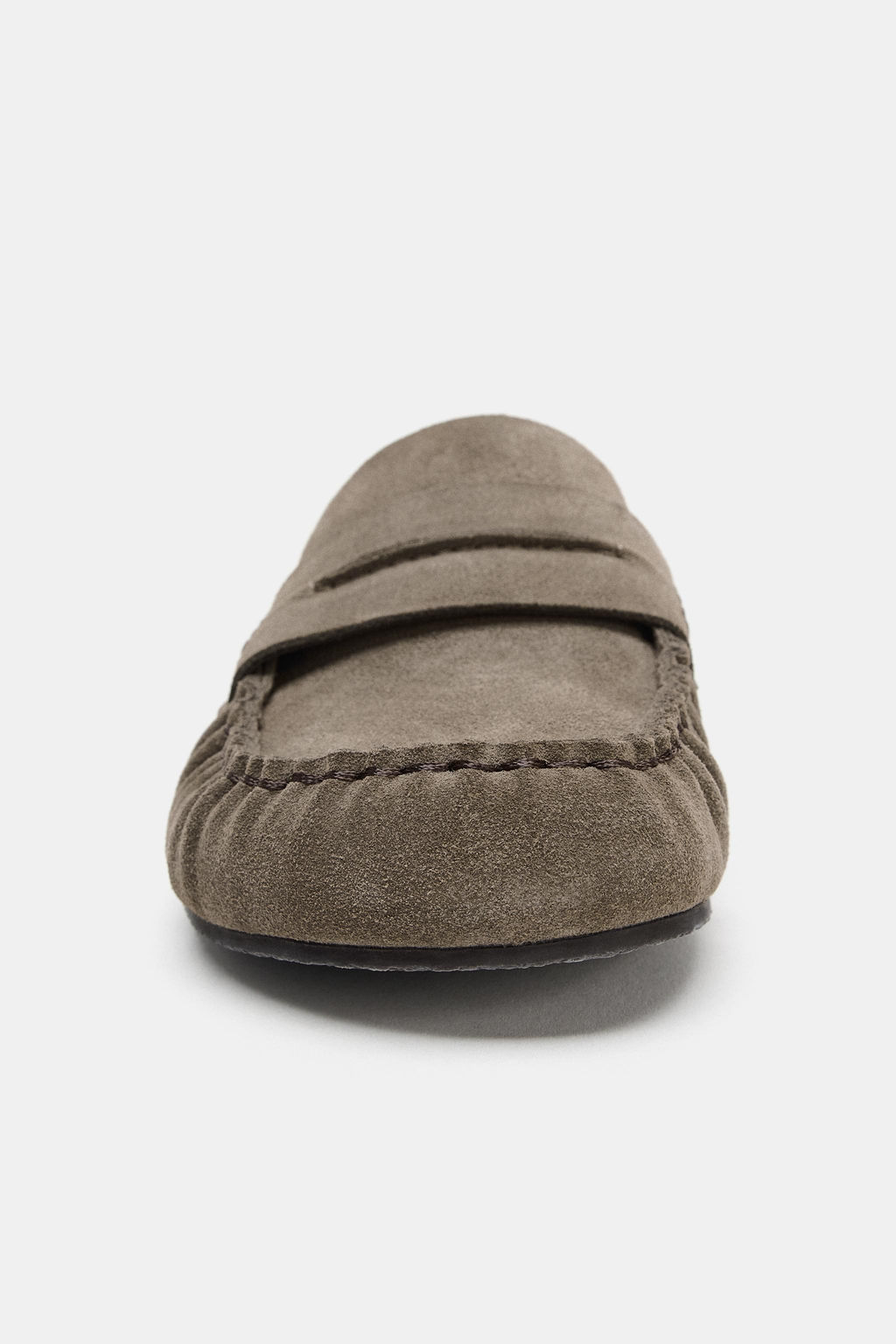 LEATHER SLINGBACK CLOGS - Zara фото 4