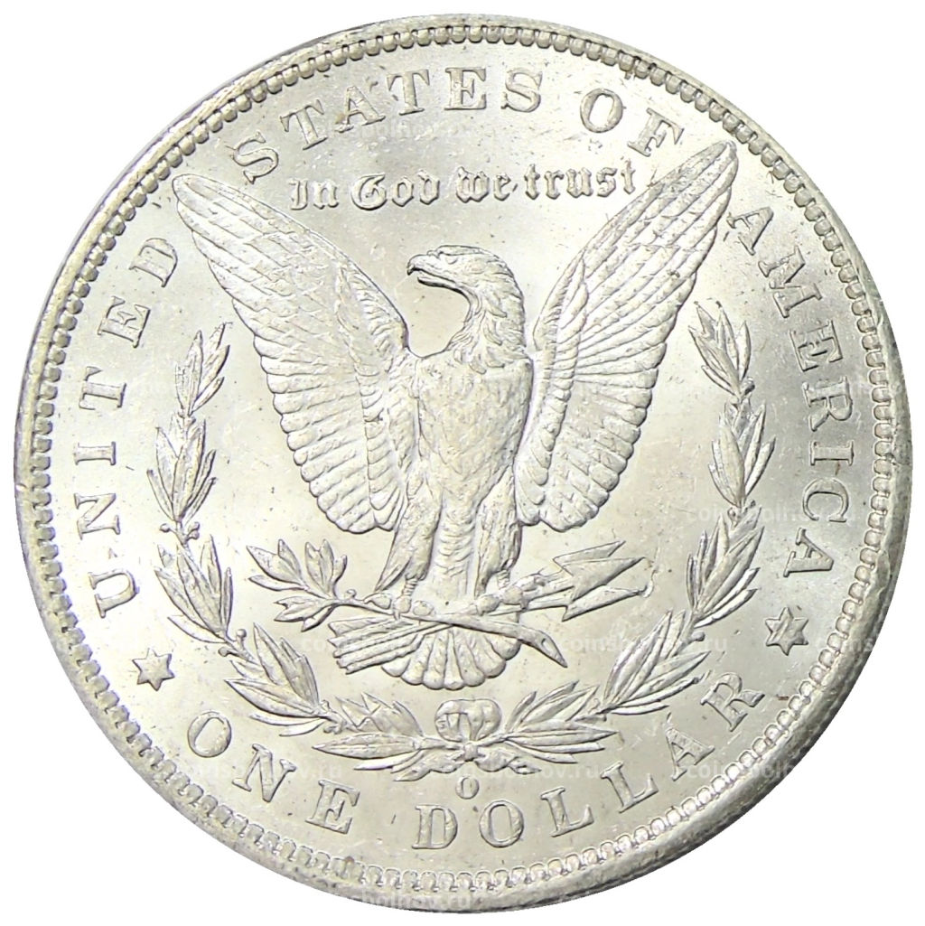 1 доллар 1885 года O США Доллар Моргана
