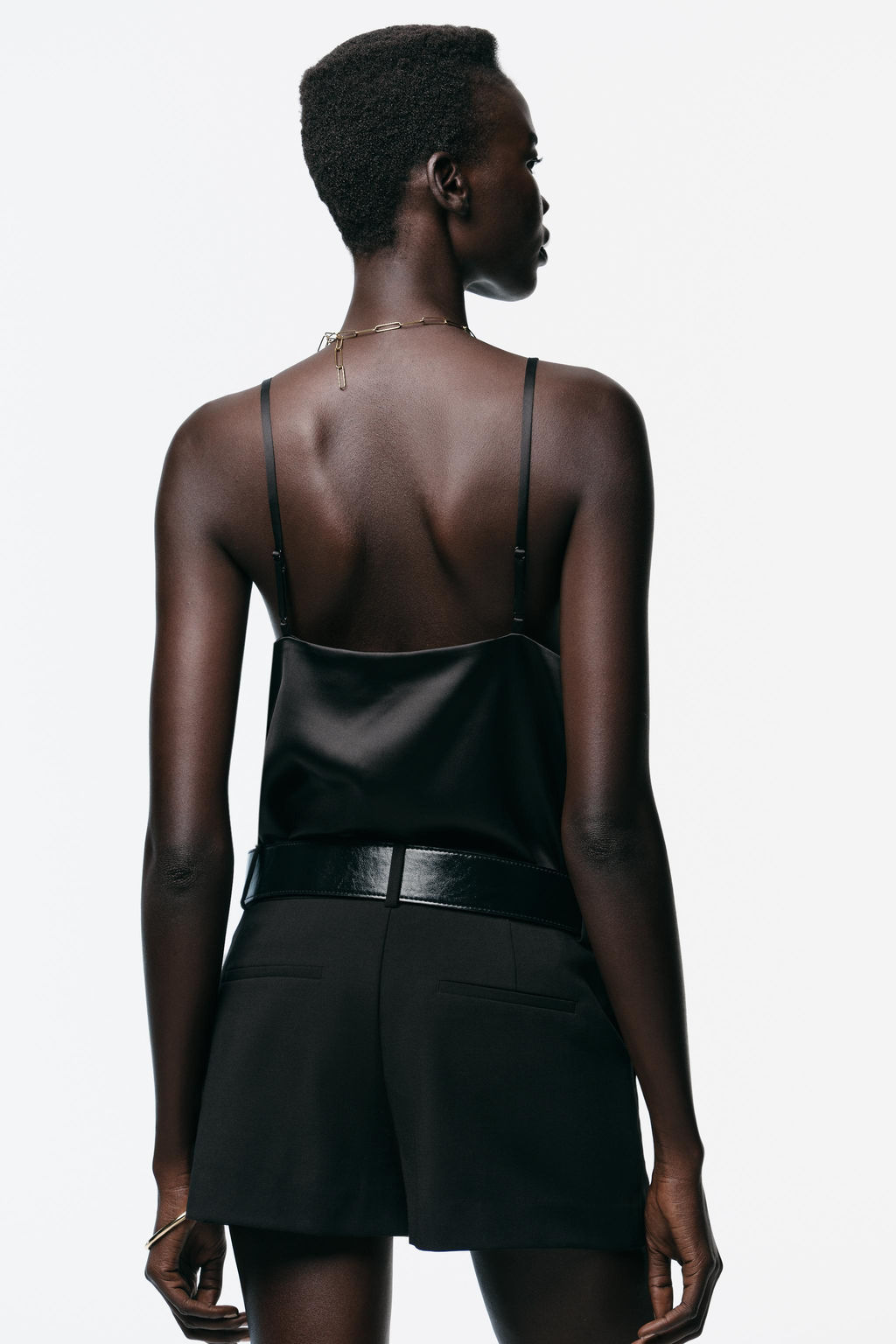LOW-RISE SKORT WITH BELT - Zara фото 5