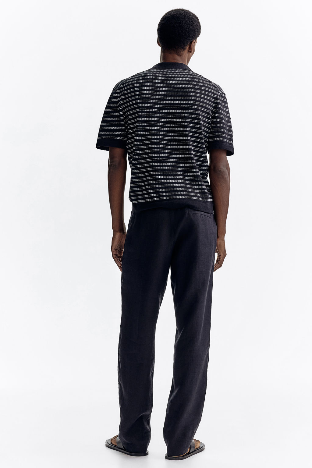 Pantal?n de lino Regular Fit - H&m фото 9
