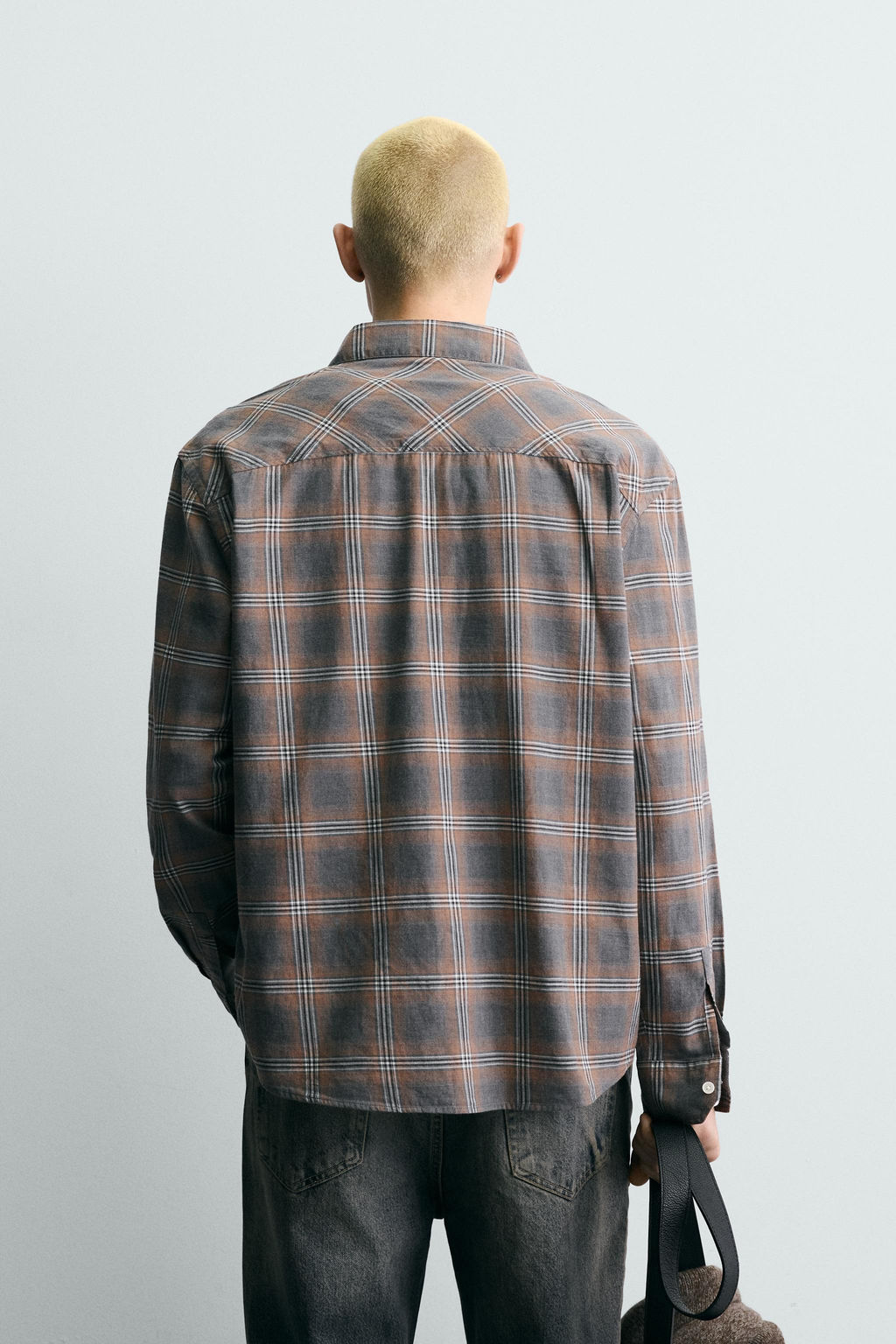 RELAXED FIT CHECK SHIRT - Zara фото 3