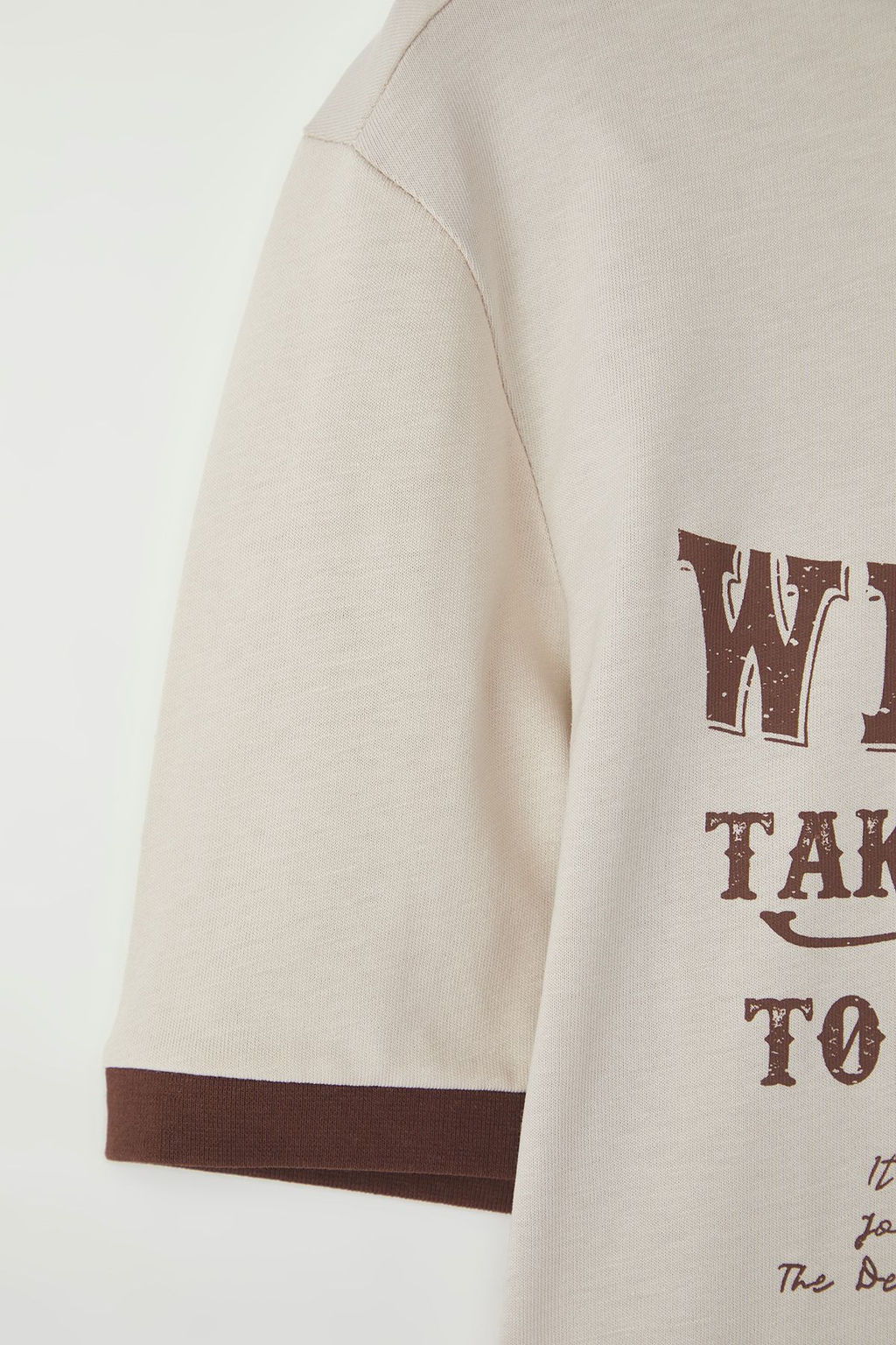 TRENDYOL MAN Tas Modern Herritage Oversize/Genis Kesim %100 Pamuklu Bask?l? T-Shirt TMNSS25TS00126 - Trendyolmilla фото 9