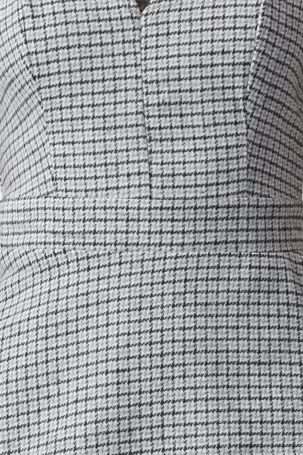 Gri Ekose / Kareli K?sa / Mini Dokuma Elbise TWOAW25EL00484