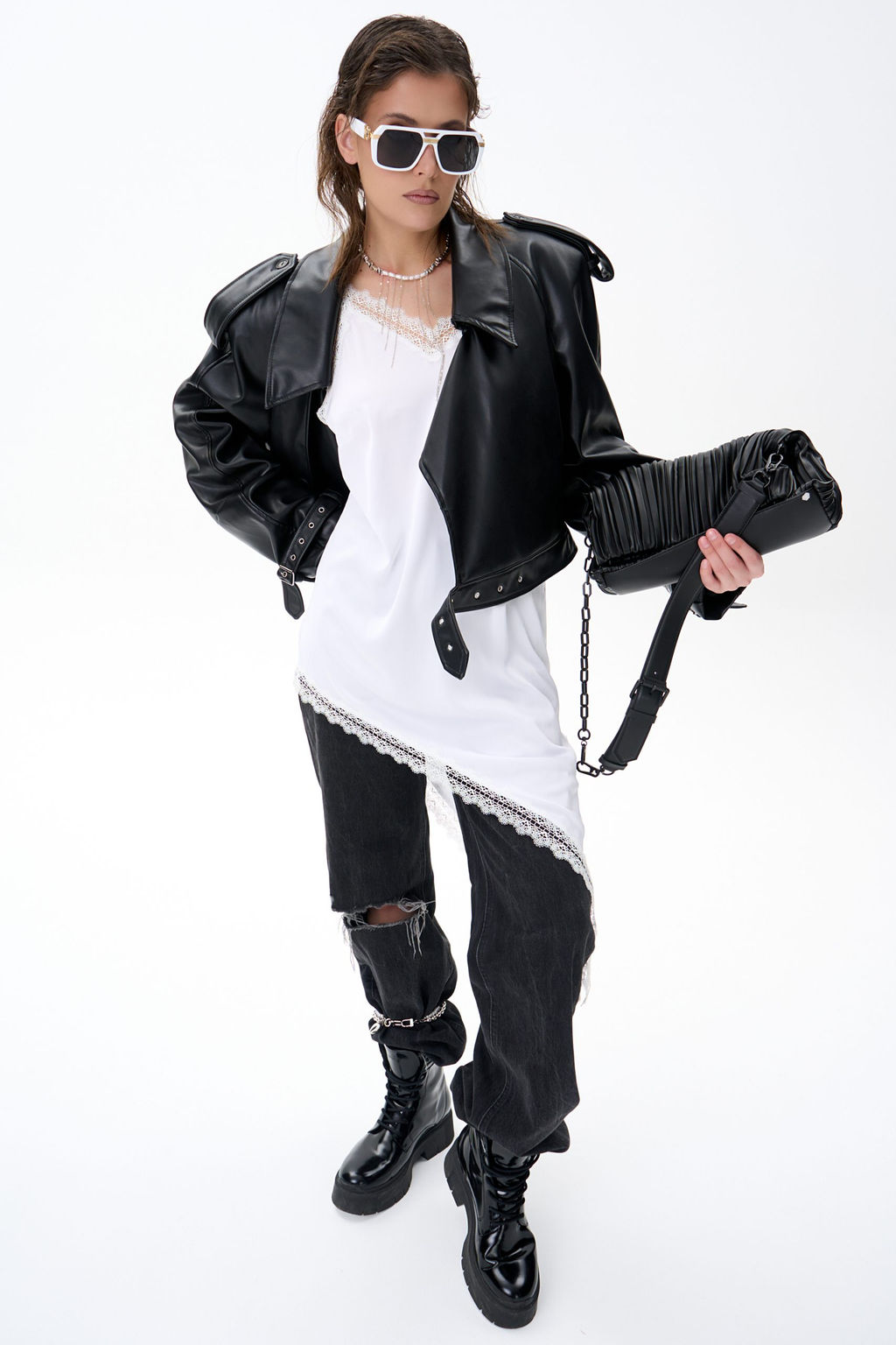 Топ Эли (белый) - Эльза фото 24