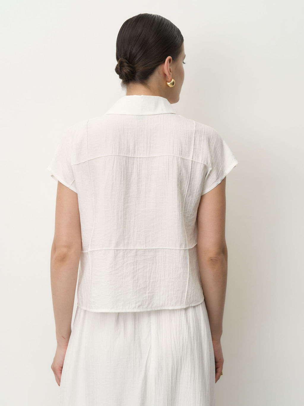 Блуза из вискозы 5011946 белая