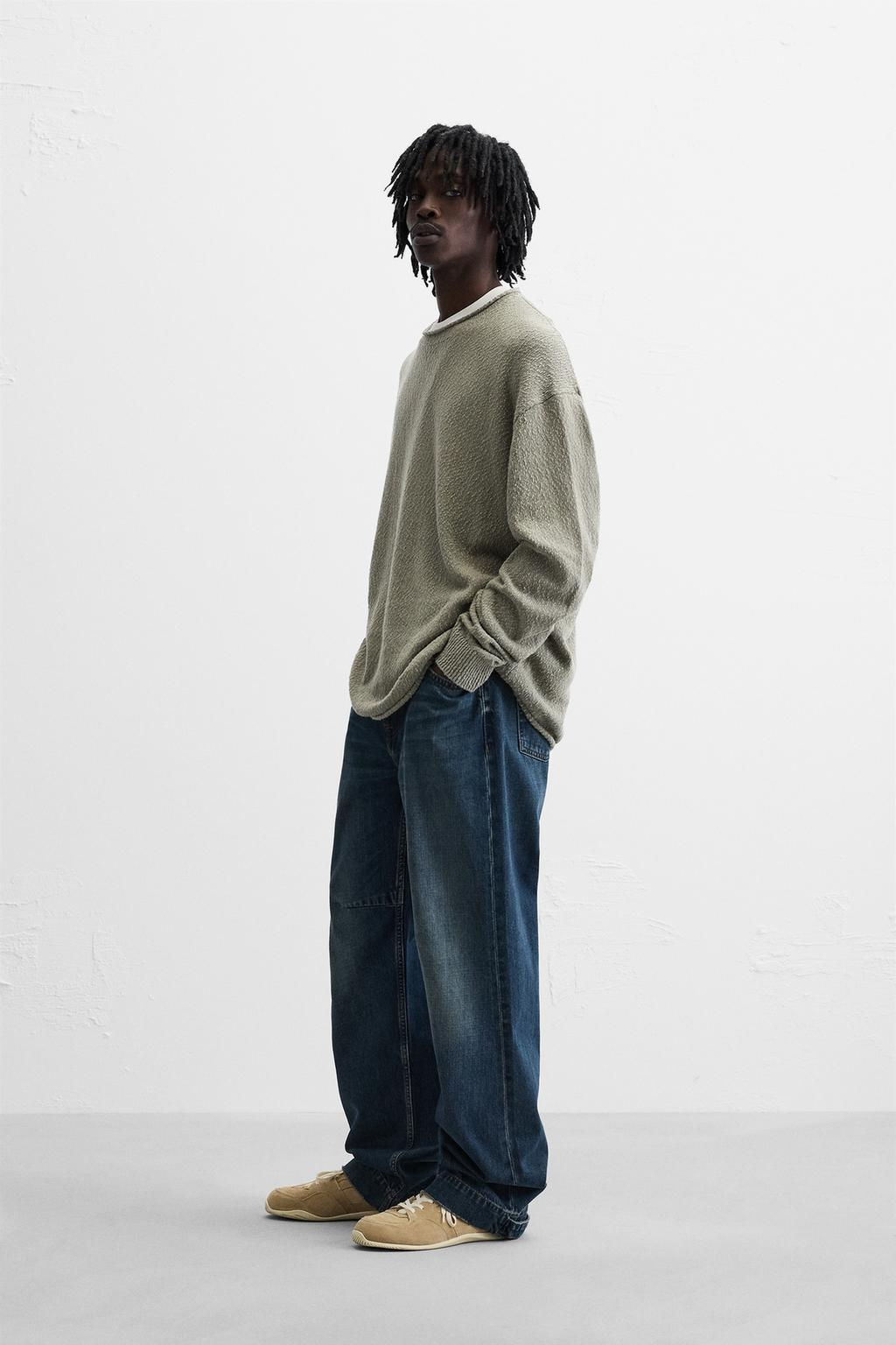 TEXTURED STRUCTURAL SWEATER - Zara фото 12