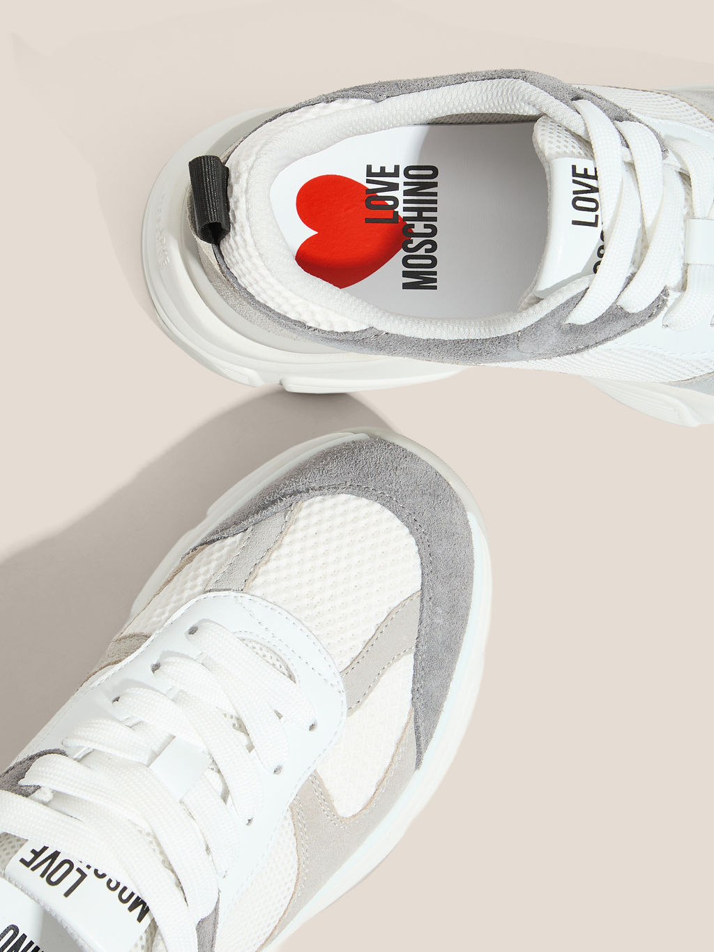 Женские кроссовки LOVE MOSCHINO STARDUST Артикул 4562678, белый  фото 3