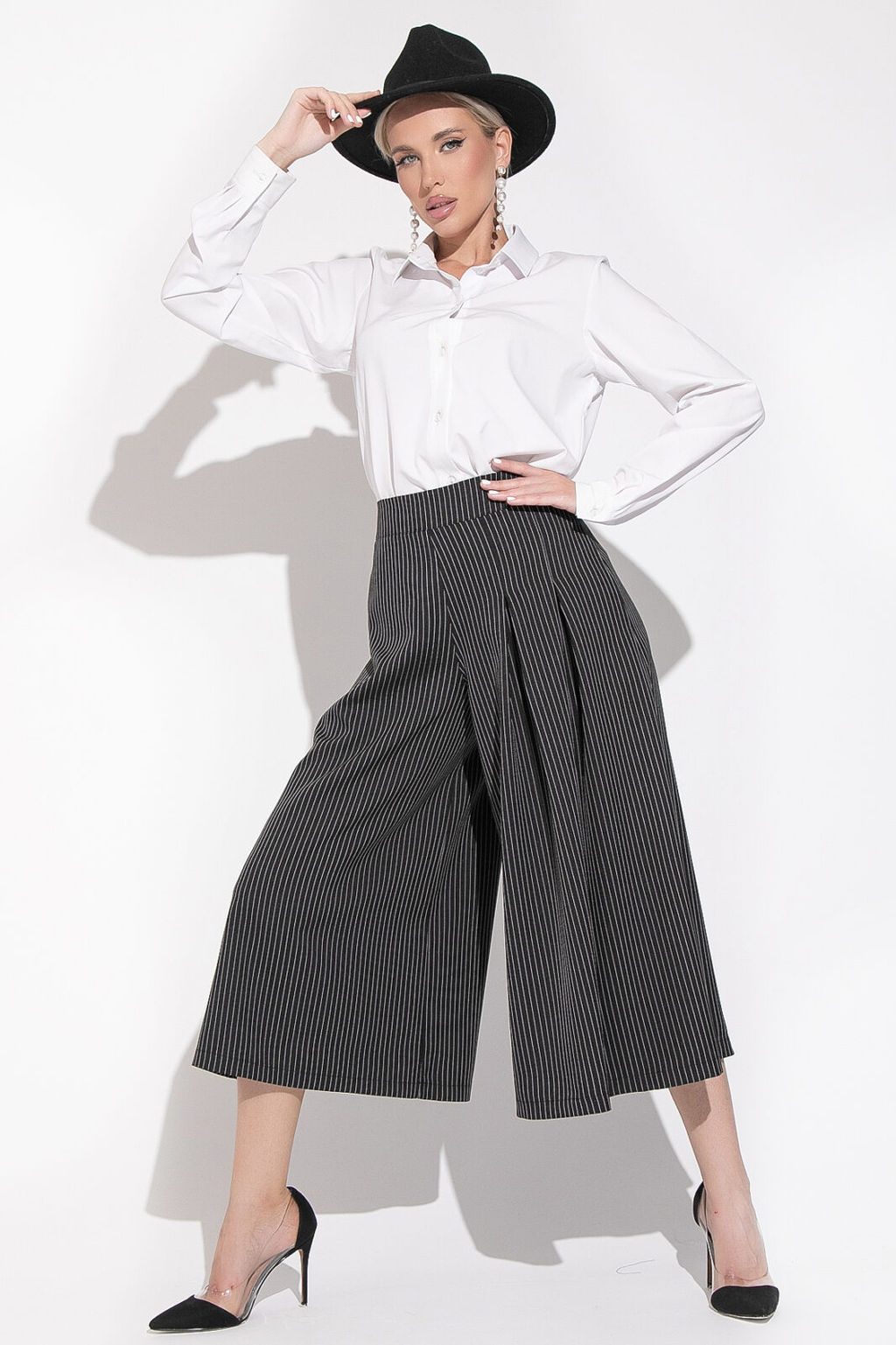 Кюлоты Особый случай (полоска/черная) - Эльза фото 4