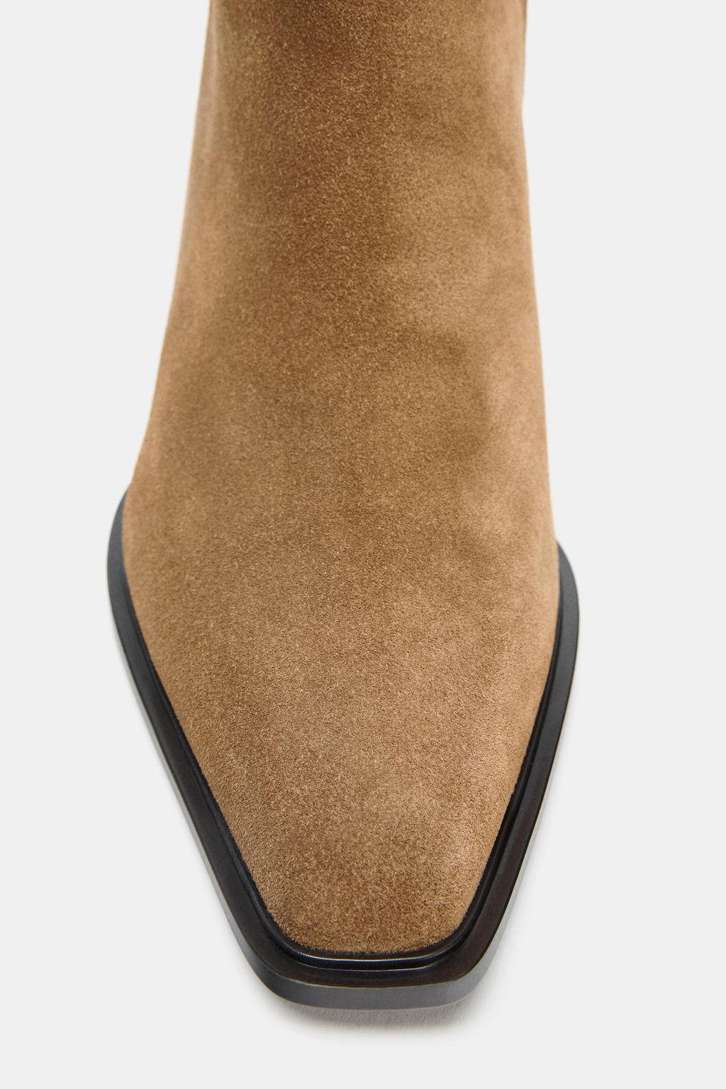 SPLIT SUEDE HEELED ANKLE BOOTS - Zara фото 8