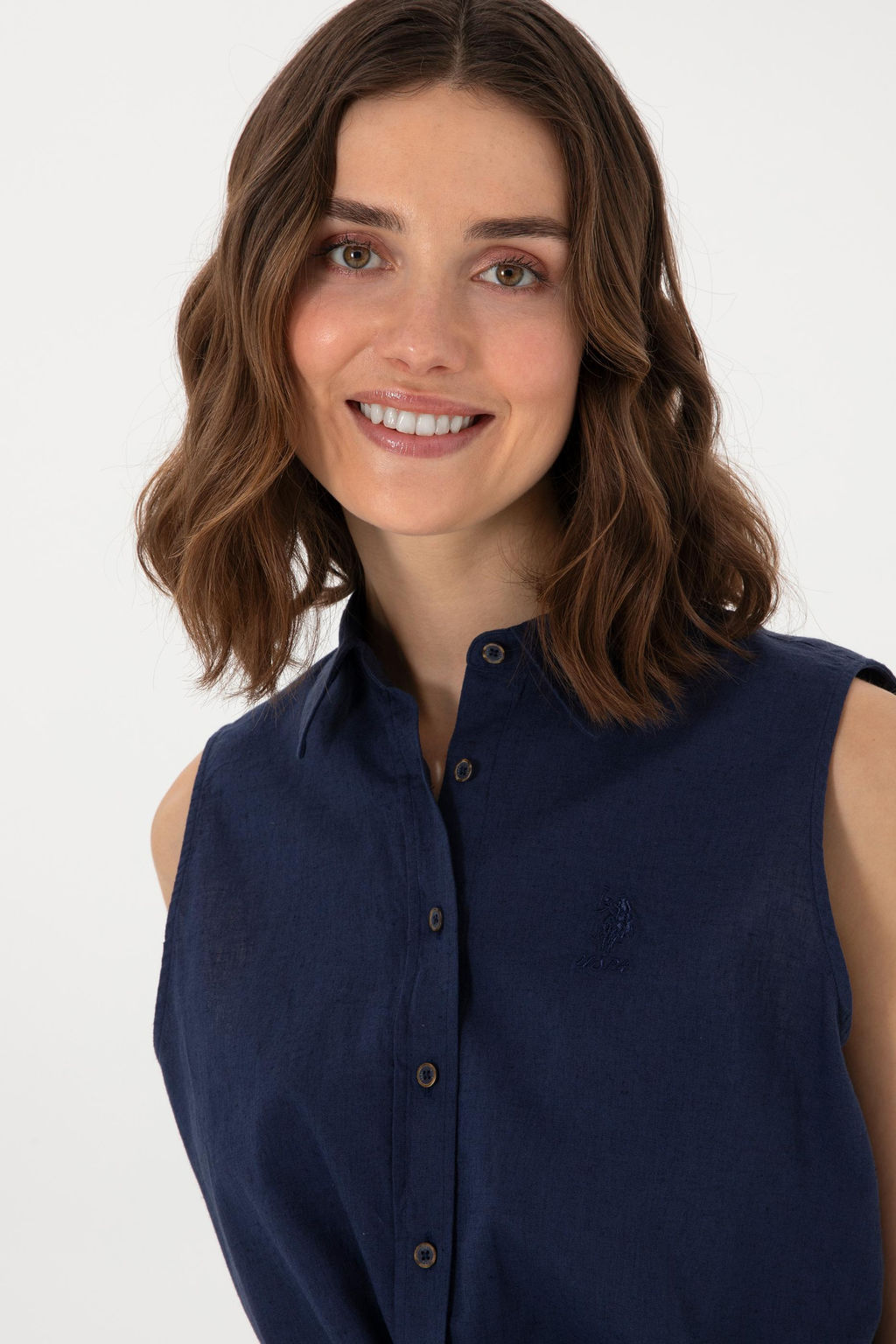 Kad_n Lacivert K_sa Kollu G_mlek Sepette S_rpriz _ndirim - U.s. polo assn фото 2