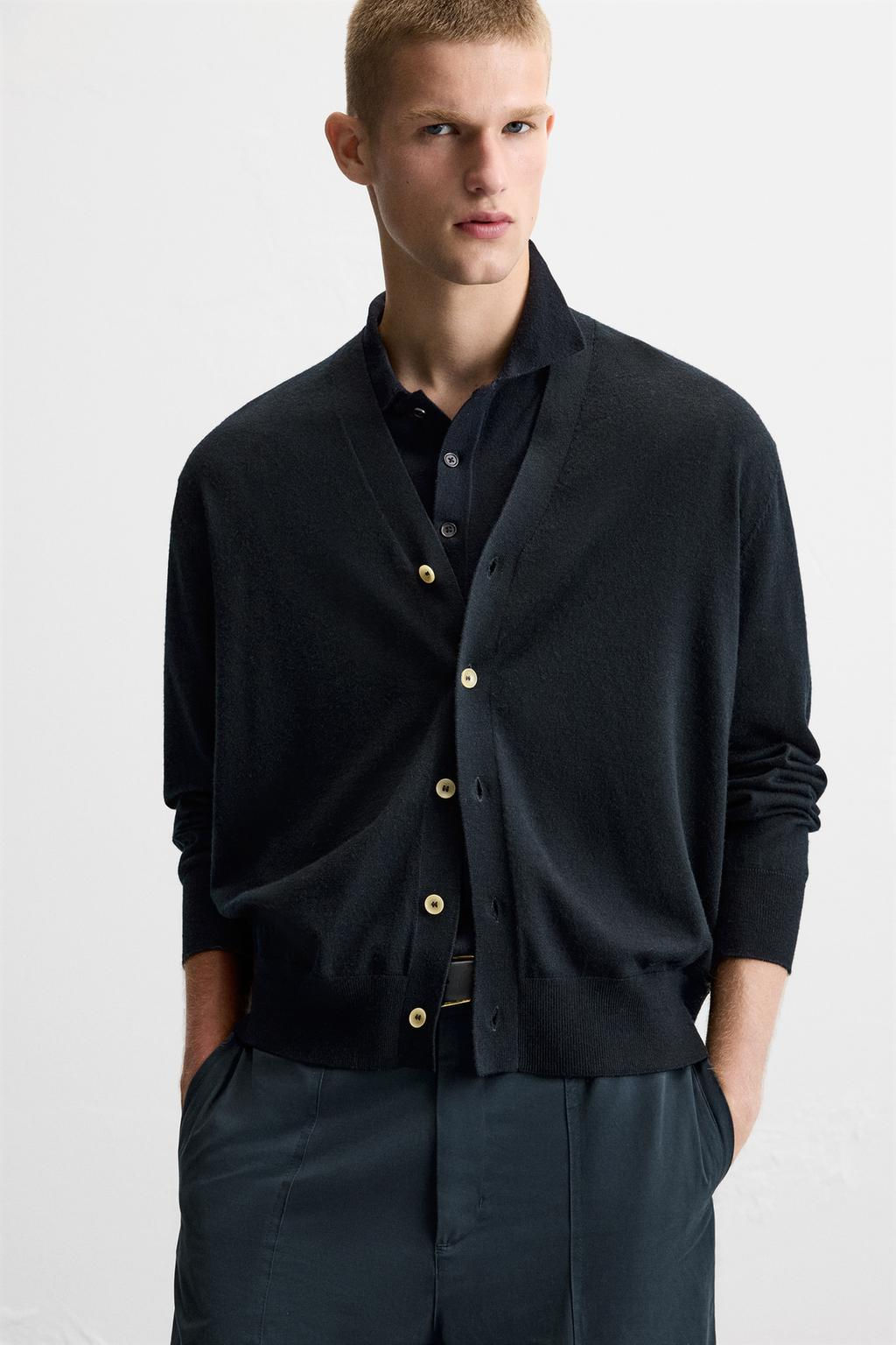 100% WOOL CARDIGAN - LIMITED EDITION - Zara фото 5
