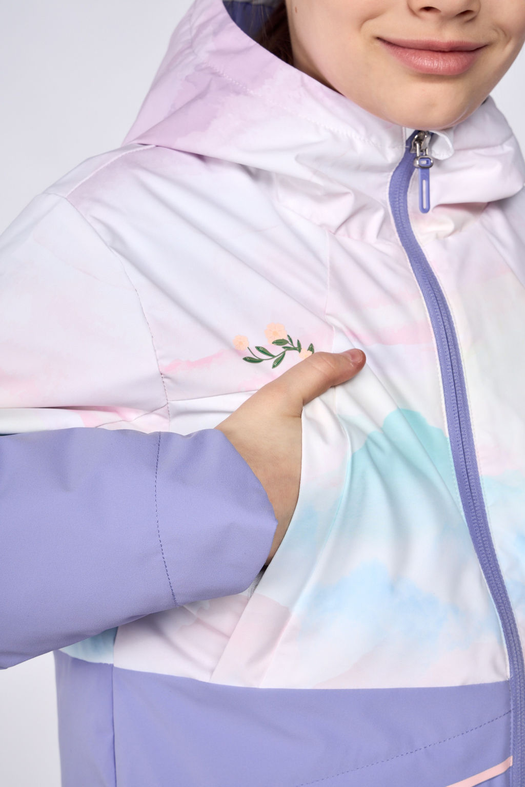 Куртка Фиолетовый Knit Track Top