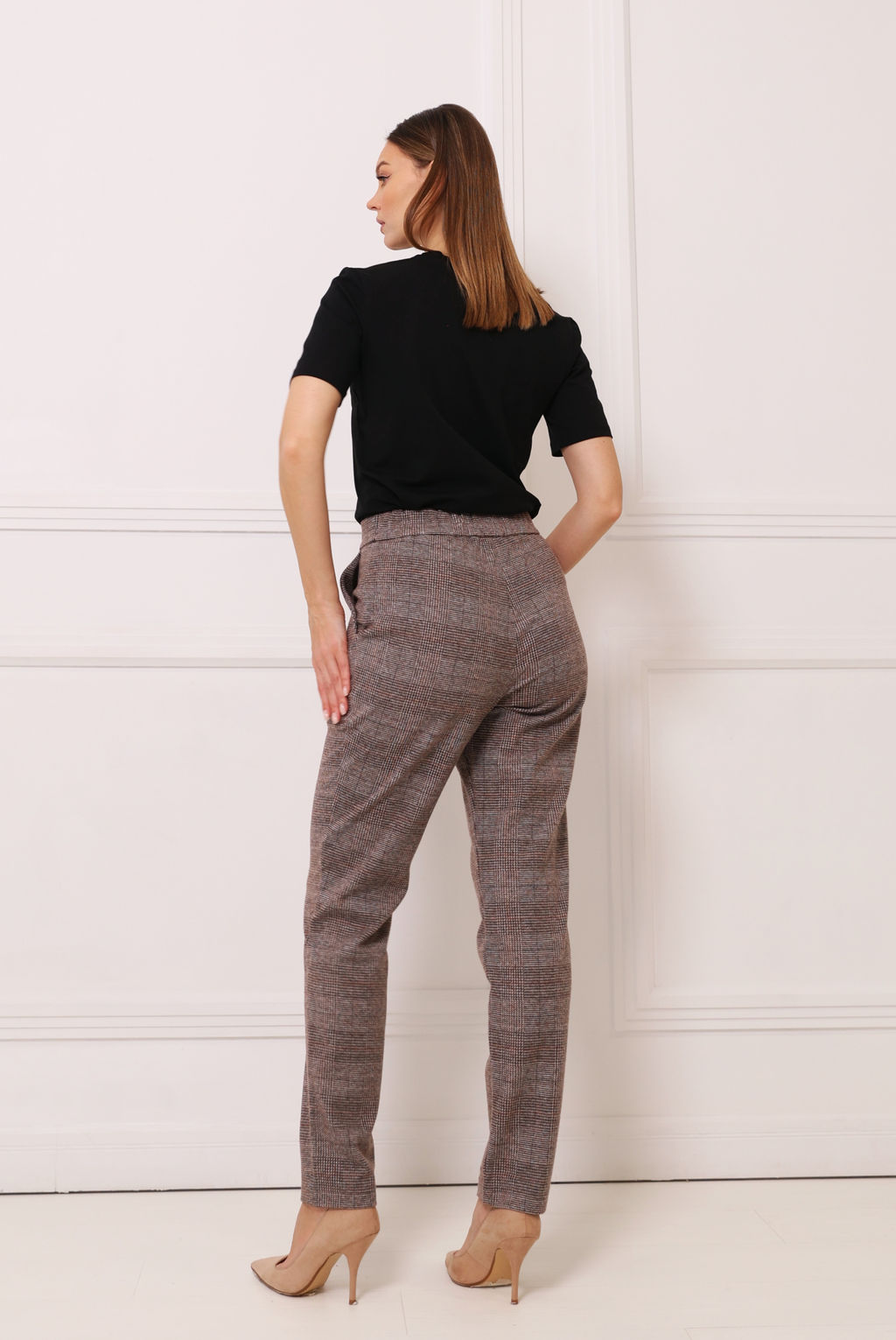 Брюки из костюмного трикотажа - Looklikecat фото 2