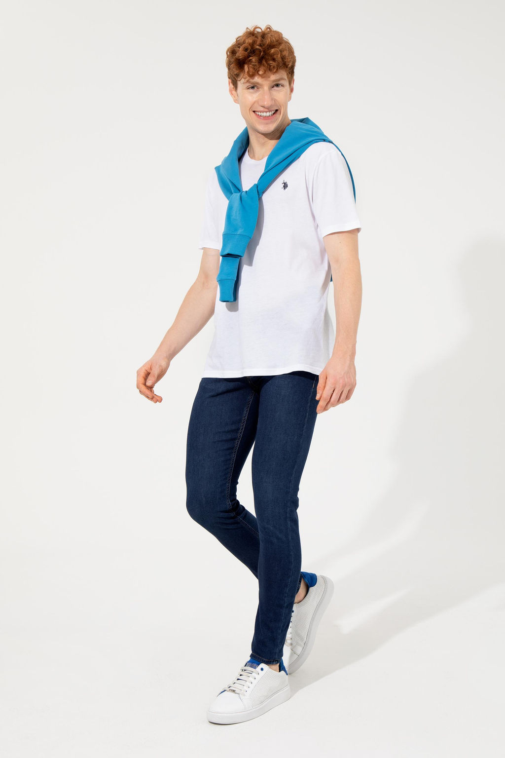 U. S. Polo Assn / Мужские синие джинсовые брюки - U.s. polo assn фото 8