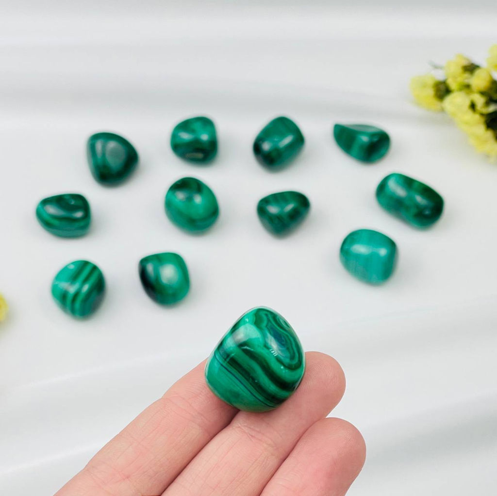 Галтовка из Малахита